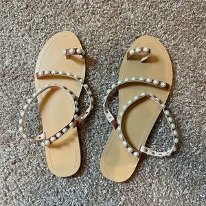 Pearl Sandals from Goodnight Macaroon